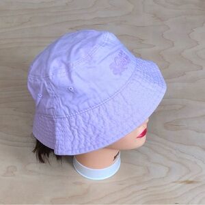 H&M Lilac Bucket Hat 100% Cotton Summer Outdoor Girls Size M.
